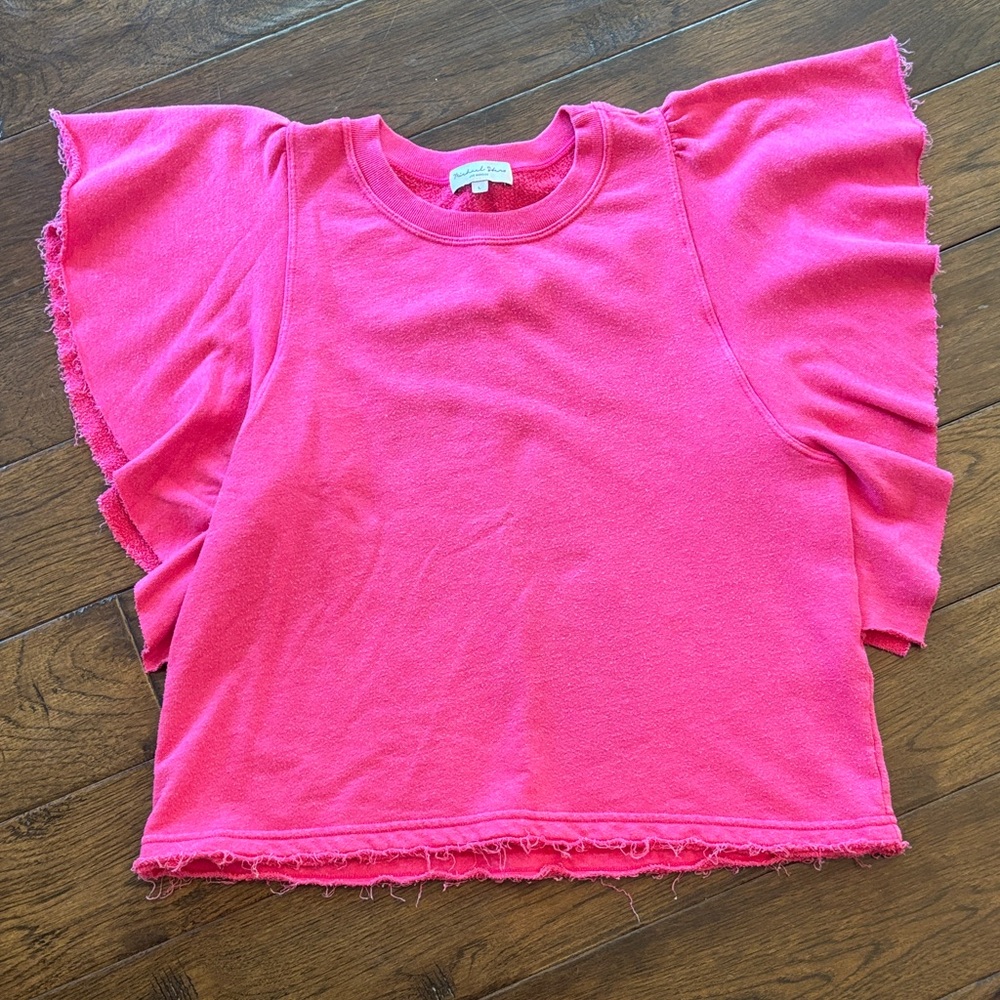 Michael Stars Flutter Sleeve Sweatshirt